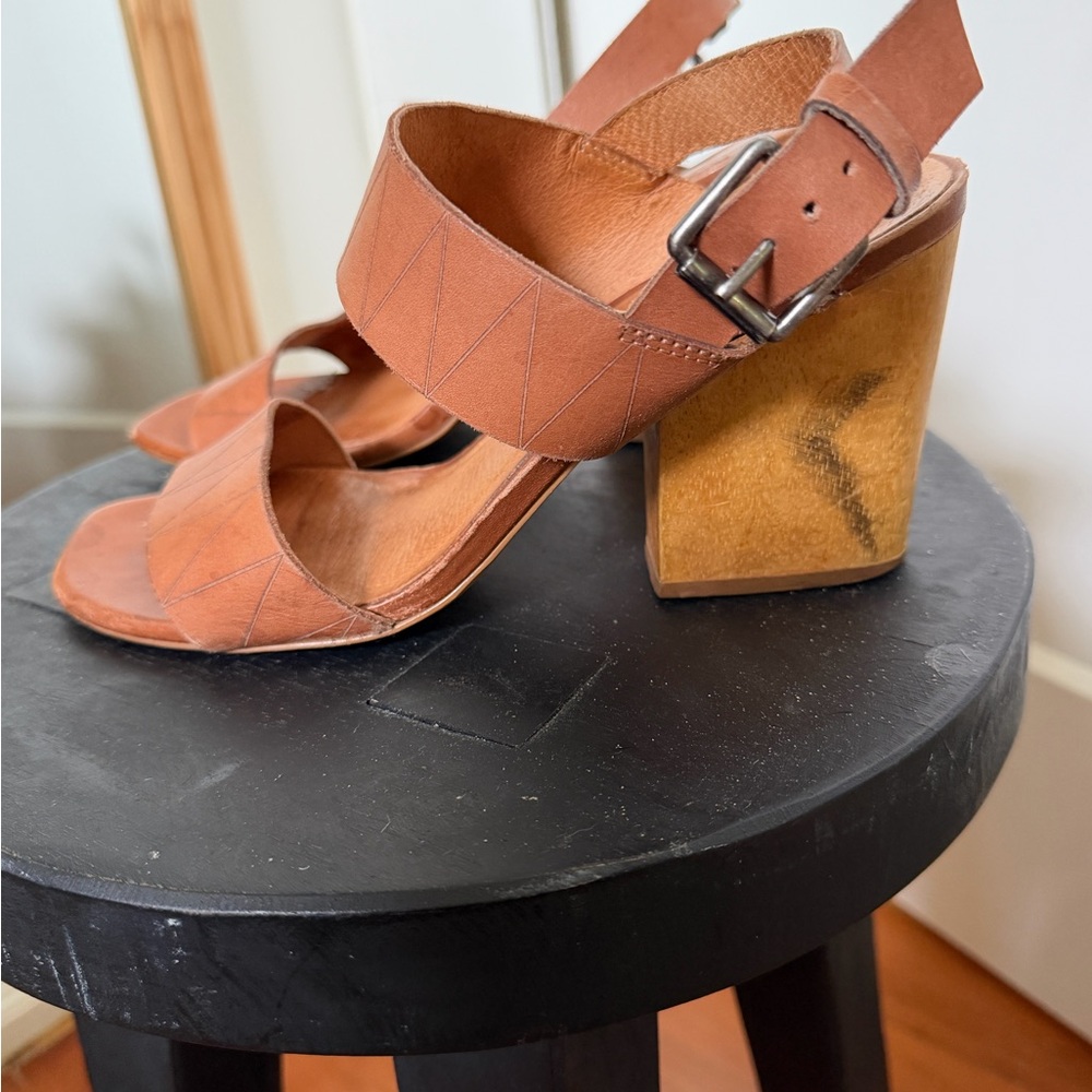 Madewell woodblock heels - Picture 6 of 8